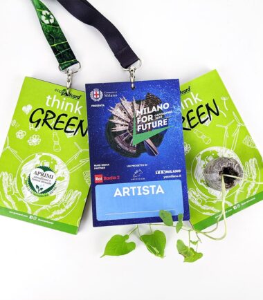 badge ecologico cartone riciclato