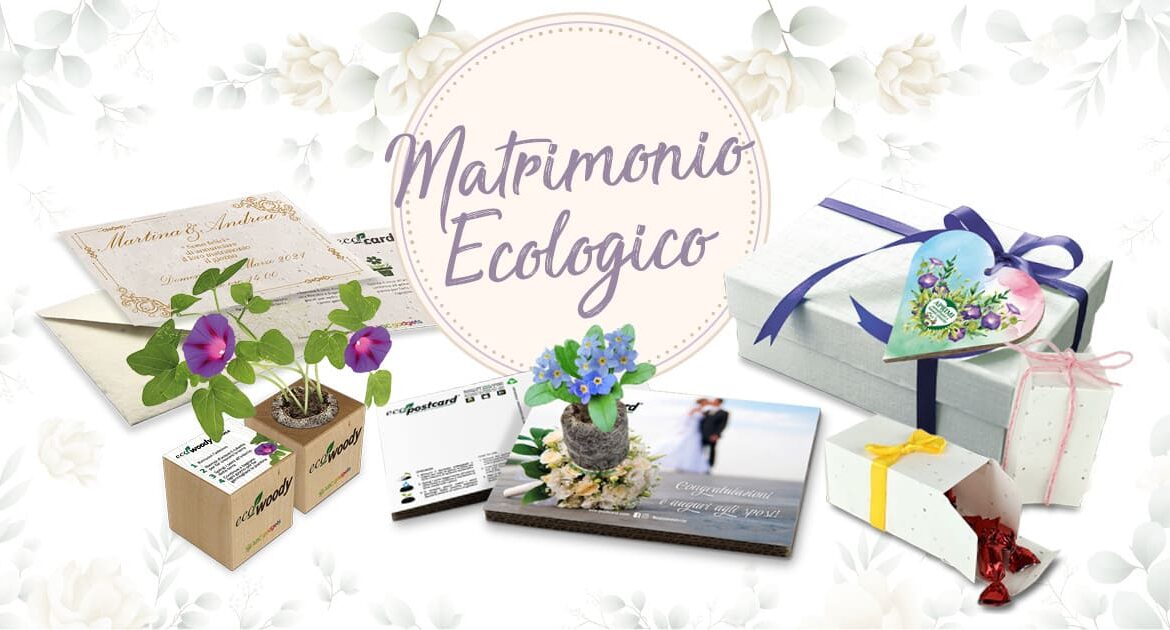 matrimonio ecologico bomboniere partecipazioni ecologiche