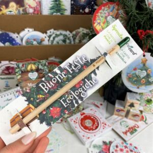 sprout matita piantabile personalizzabile buone feste
