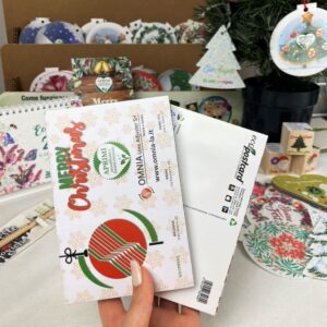 eco-postcard personalizzabile per regali natalizi aziendali