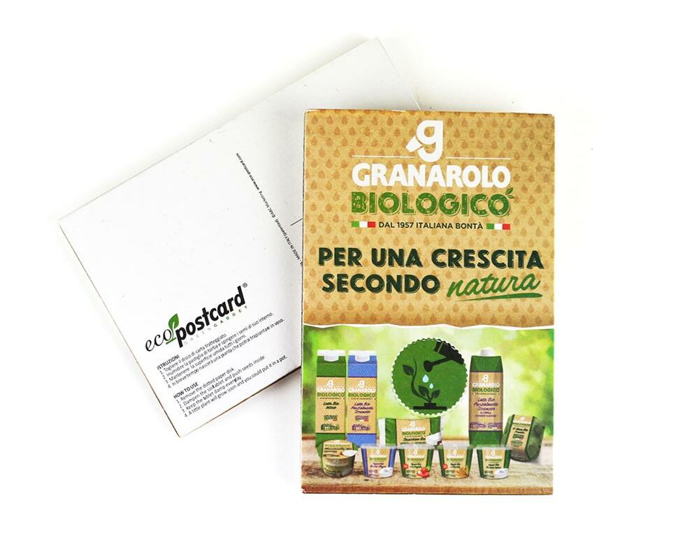 ecopostcard personalizzata granarolo