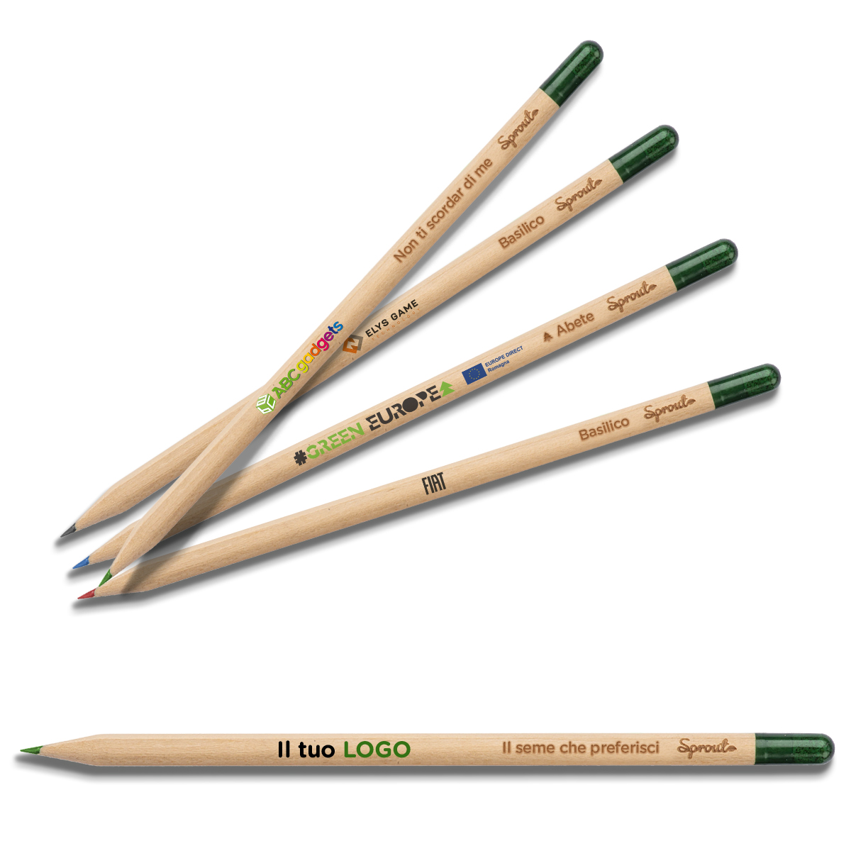 MOD. 22803  matite ecologiche con semi personalizzate