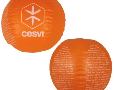 pallone trasparente personalizzabile cesvi