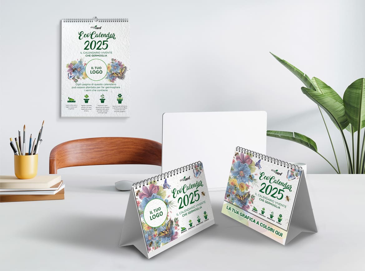 Eco-Calendar calendario personalizzabile ecologico e piantabile Eco-Calendar calendario personalizzabile ecologico e piantabile