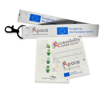 Badge in eco-card Fondazione Lia