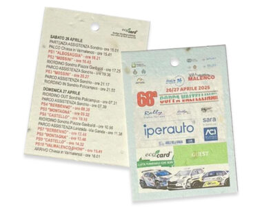 Badge in eco-card Coppa Valtellina