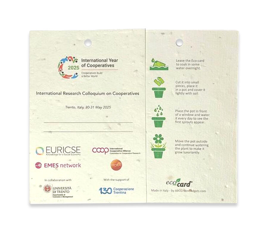 Badge in eco-card EURICSE