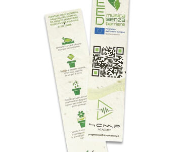 Segnalibro in eco-card 4CMP